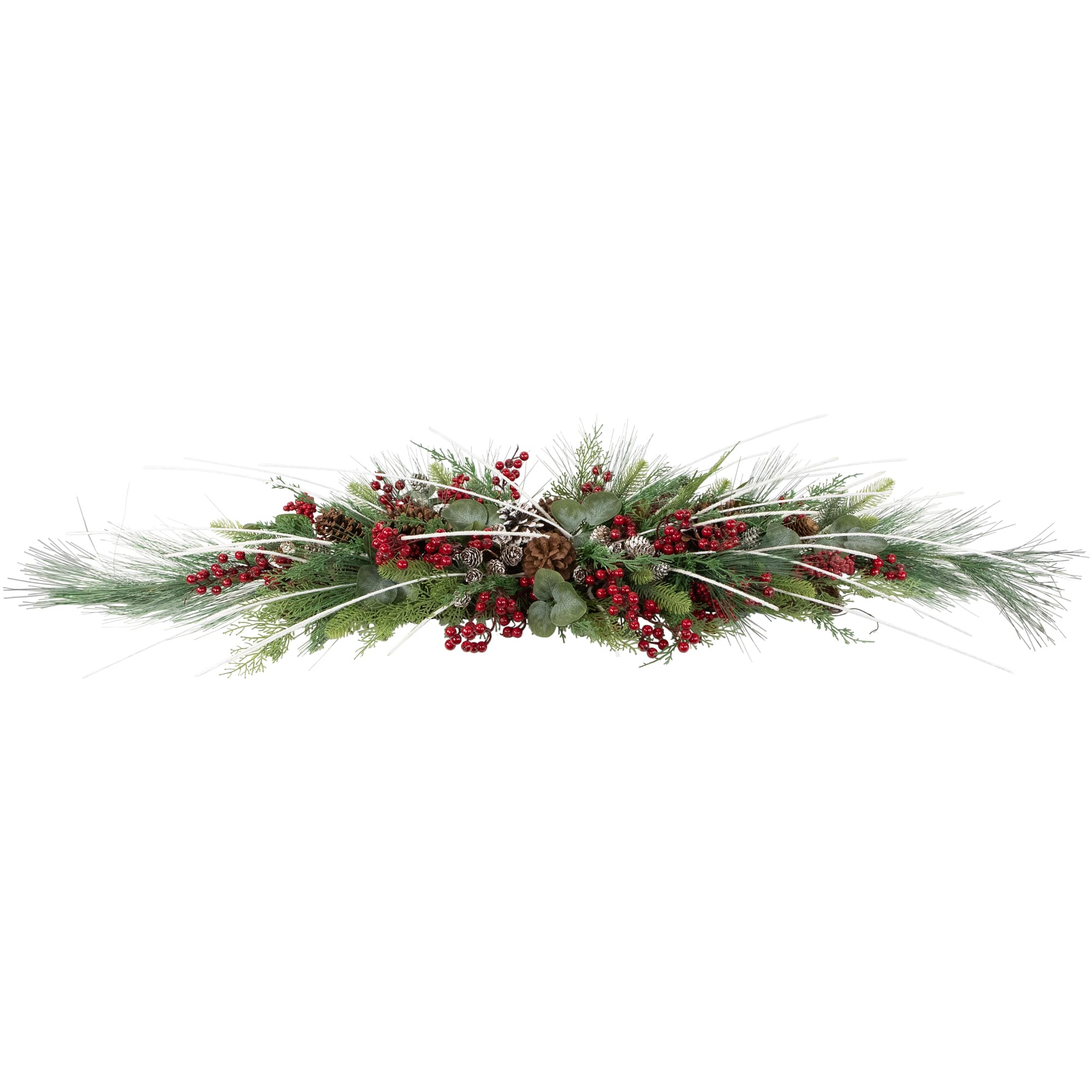 Real Touch™ 5ft. Unlit Berries & Birch Twigs Artificial Pine Christmas Swag
